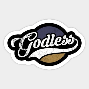 Godless - Classic Sticker